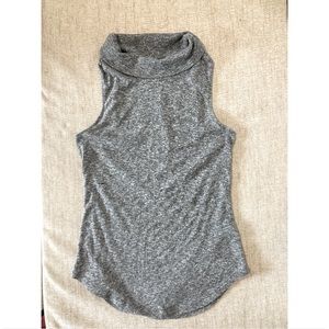 Express Mock Neck Sleeveless Top